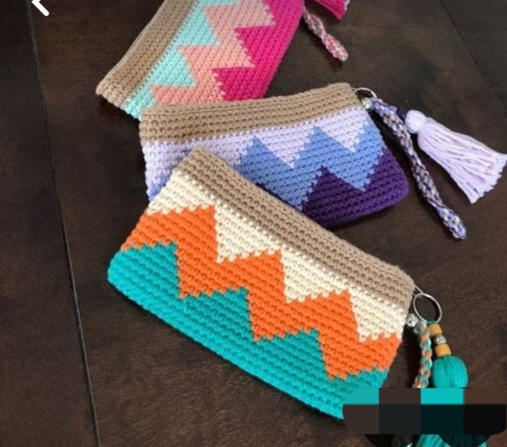 crochet pencil purse Daraz.lk