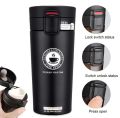 Factory 500 Ml Coffee Mug Double Wall Stainless Steel Tumbler Vacuum Flask Bottle Thermos Tea Travel Mug. 