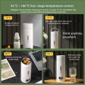 JFBONIN Electric Kettles Portable Tea Coffee Kettle Travel Boil Water Thermal Cup Anti-Scald Water Bottle English Menu. 