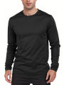 Spring Autumn Men‘s T-shirts Long Sleeve Casual Tops Solid Color High Quality Male T-Shirt Classic Men Clothing. 
