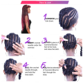 WIGSIN 20Inch Synthetic Pre Stretched Yaki Ez Box Braiding Hair for Women Hair Extension. 