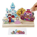 Wooden Montessori Kids Logical Thinking Game Shape Matching Toys 3D Puzzle Space Imagination Training Board Educational Toys. 