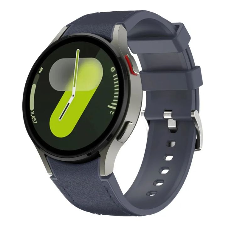 Soft%20Silicone+Leather%20Strap%20for%20Samsung%20Galaxy%20Watch%207%206%205%204%2040mm%2044mm%20Bracelet%20Wristband%20Watch%206%204%20Classic%2043/47mm%2042/46mm%20Belt%20-%20Image%207