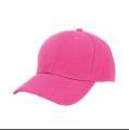 Quality light pink colour full plain ajestable cap. 
