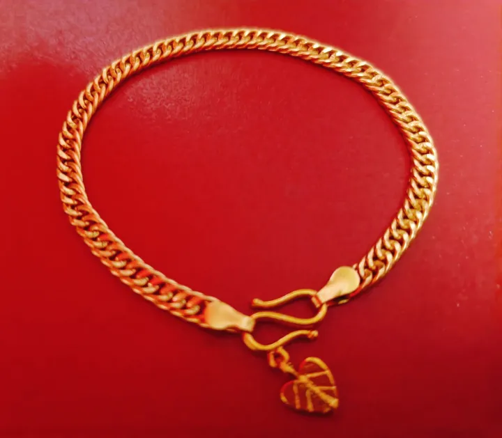 Panchadhatu%20Heart%20Charm%20Bracelet%20%7C%20Handmade%201pc%20-%20Image%202