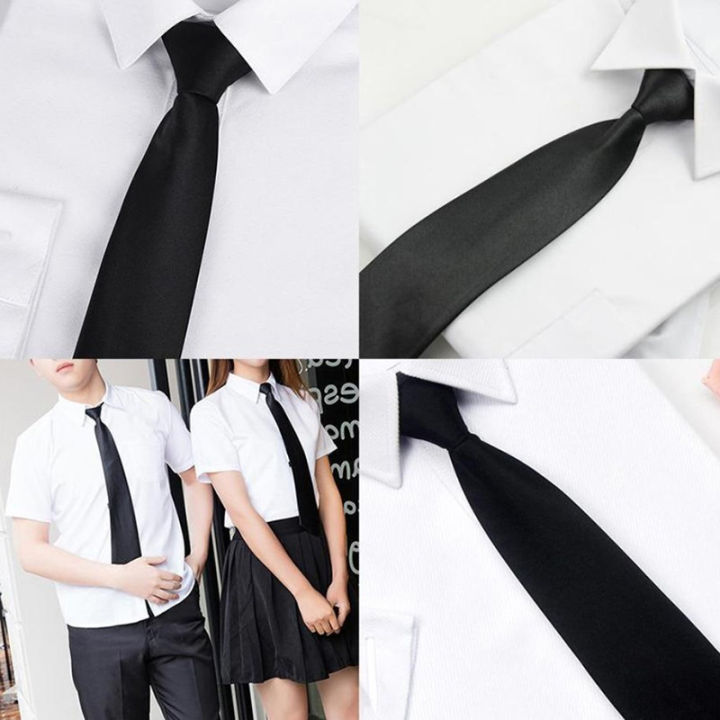 Black%20Clip%20On%20Men%20Tie%20Security%20Ties%20For%20Men%20Women%20Unisex%20Tie%20Clothing%20Necktie%20Funeral%20Doorman%20Steward%20Black%20Tie%20Matte%20Black%20G2E5%20-%20Image%202