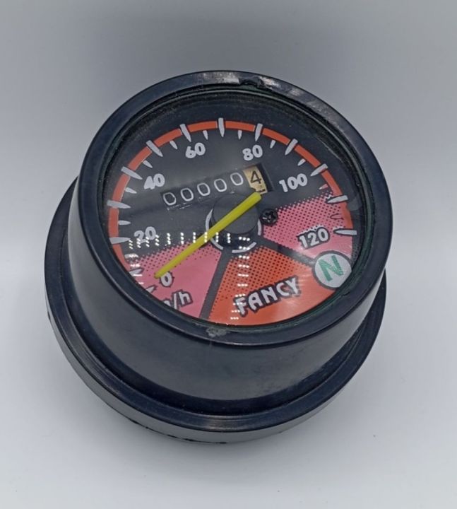 single round meter for motorcycle cafe racer style Speedo meter speed