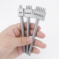 3pcs/SET Professional DIY Leather Punching Die, Manual Hole Punch for Leather Handcrafting, Multi-Round Punching Die Tool Set. 