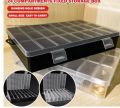 24 Grids Compartment Plastic Storage Box Jewelry Earring Box Bead Screw Container Home Storage Case Display Organizer Container. 