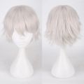 Men Women Synthetic Anime Cosplay Wigs Short Straight Hair Heat Resistance Multicolour Red White Pink Gray Brown. 