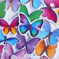 25 pcs beautiful butterfly stickers. 