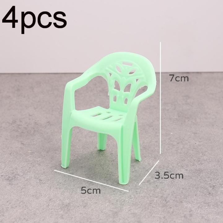 Miniature%20Dollhouse%20Furniture%20Set%20of%204PCS,%20Plastic%20Armchair%20with%20Backrest,%201/6%20Scale%20Children's%20Presents%20-%20Image%207