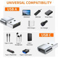 4/5Pack USBC Female to USB Male Adapter Type C to USB A Charger Cable Converter,Compatible with iPhone iPad Pixel.