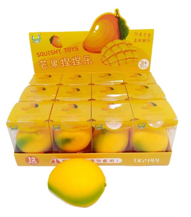 Squishy toy, sqeez toy , soft toy In Mango 🥭 shape