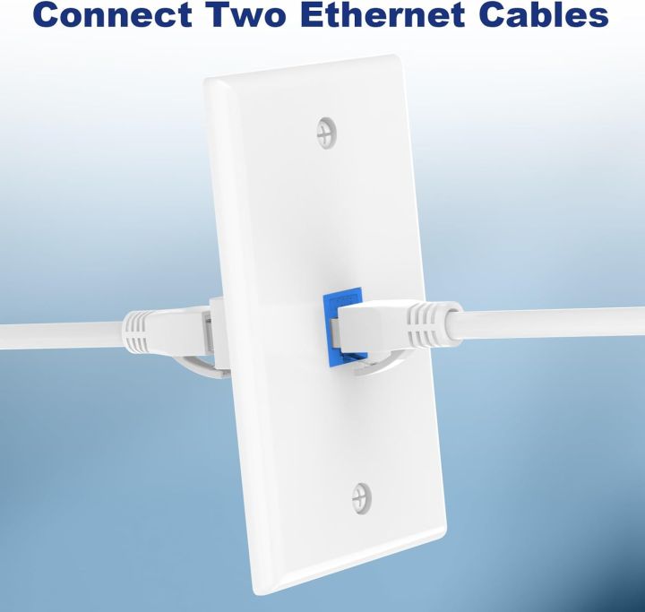ZoeRax%202-Pack%20Female%20to%20Female%20Keystone%20Jack%20Wall%20Plate%20with%20RJ45%20Keystone%20Inline%20Coupler%20insert,%20%20Cat6%20Keystone%20Jack%20Wall%20Plate%20-%20Image%202