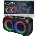 Brodu BTS-1709 Bass Portable Subwoofer Bluetooth Karaoke Speaker with Wireless MIC Big Sound/Dynamic 6.5 Inch Speaker Dual Subwoofer. 