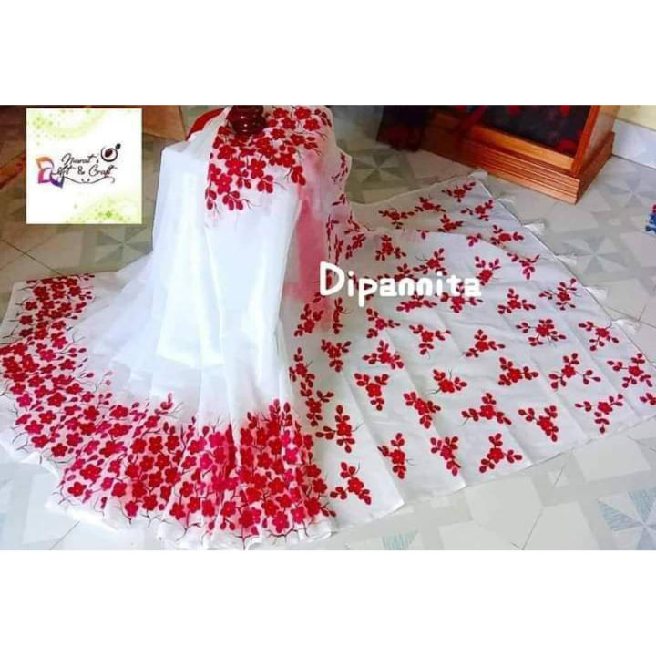 New%20Designer%20Hand%20Print%20Half%20Silk%20Saree%20for%20women%20-%20Image%203
