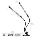 LED Grow Light Full Spectrum USB Plant Cultivation Lamp 5V Dimmable Timing Auto On/Off Vegs Fruit Flower Succulent Fill Lighting. 