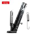 Motorbike Bicycle Adjustable Metal Side Stand Motorcycle Kickstand Foot Support Parking Bracket Accessories. 