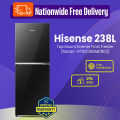 Hisense Official 238 Liter Top Mount Inverter Frost Freezer Model RT1G236NAB/BD3. 