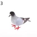 New Artificial Birds Simulation Grey Pigeon Dove Model Imitation Animal Party Wedding Supply Photography Props Home Decoration. 