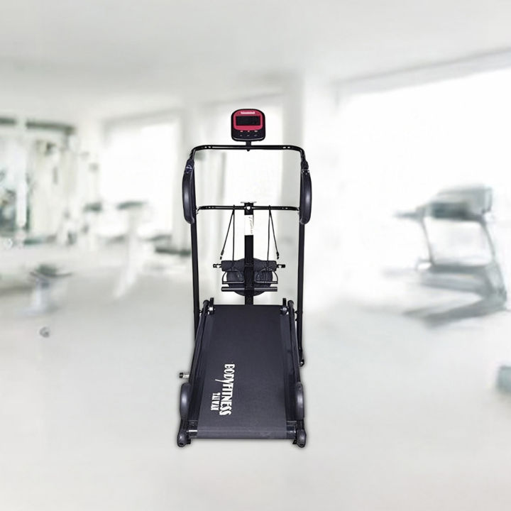 5 Way Manual Treadmill - Black