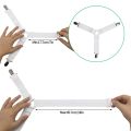 4 PCS Bed Sheet Holder Straps, Elastic Mattress Corner Clips 3 Way Fitted Bed Sheet Fastener Suspenders Grippers sheets bedding.