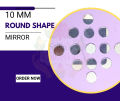 10mm (1cm) Round Shape Small Glass Mirror Pieces | Lippan Art, Embroidery, Jewellery Making, Mosaic Tiles & DIY Crafts.