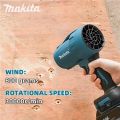 Makita Violent Blower Turbo Jet Fan Electric Air Duster Wind Speed Turbo Rechargeable with Light Car Cleanin Tool. 