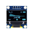 0.96" Inch OLED Display Screen Module I2C IIC 128x64 SS - D - 1306 3.3V-5V Blue/blue Yellow/White for Arduino ESP32 ESP8266. 