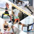 Heavy Duty Resistance Bands Latex Elastic Training Pull Up Assist Bands For Pilates Exercise Fitness Random Colors Durable Material For Home Gym Workout Strength Training And Stretching Exercises. 