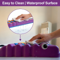 6PCS Anti-slip Wavy Pattern Balance Training Beam, Indoor & Outdoor Kids Gymnastics Fitness Toy, Balance Coordination Strength.