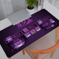 Kawaii Mouse Pad Edge White Anime Cute Gabinete Gamer Computer Desk Mat Keyboard Gaming Accessories P-Pokemons G-Gengar Mousepad. 