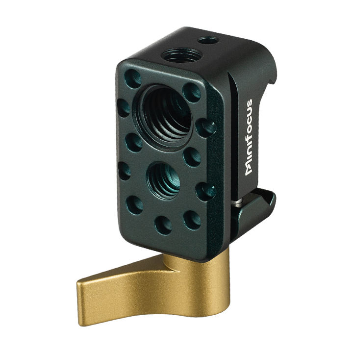 NATO Clamp Quick Release NATO Rail Clamp W 1/4 3/8 Threaded Hole for ARRI Locating Pin Video Light Microphone Monitor Magic Arm