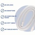 Universal 6-Foot CPAP / BiPAP Tubing for Mask | Standard 22mm Diameter CPAP Hose | Flexible, Non-Heated Replacement Tubing for All Major Sleep Apnea Machines. 