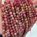 Optimize Watermelon Tourmaline Crystal Natural Stone Beads DIY Jewelry Accessories 6mm 8mm 10mm Loose Crystal Beads.