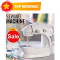 Mini Sewing Machine - Dual Speed Portable Mini Electric Pedal Double Threads Rewind Swing Machine.