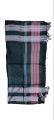 Black Linen Balochi Chadder Shawl – Traditional Unisex Dupatta, 45" x 45". 