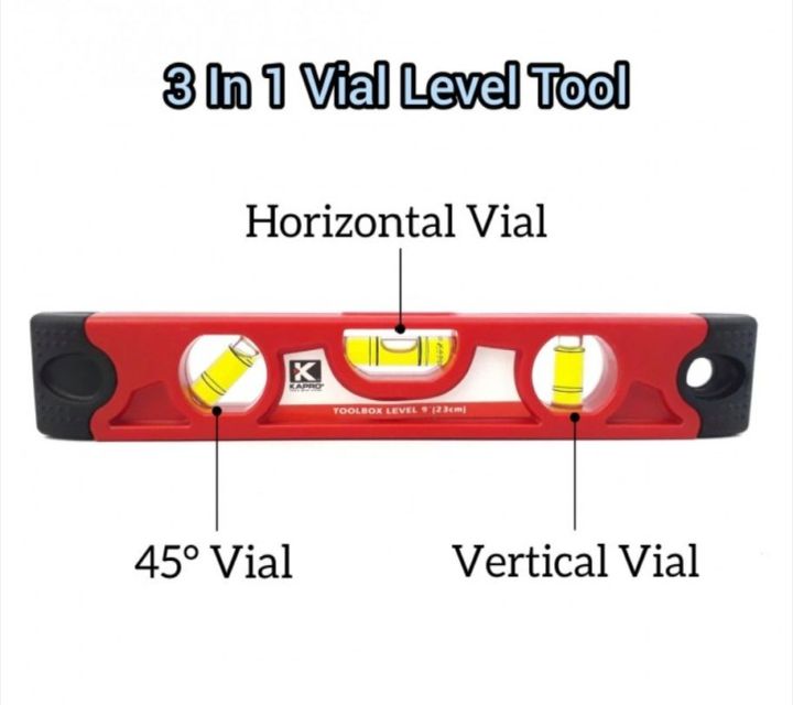 Measuring Level, 9 Inch Bubble Level for Measuring | Daraz.pk