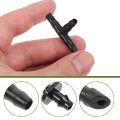 50pcs Barbed Connectors Irrigation Fittings Drip Irrigation Barbed Connectors 4/7mm Tubing Fittings for Flower Pot Garden Lawn 5. 