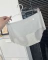 Spring and summer thin breathable ice silk seamless underwear women's mid-waist solid color girls ultra-thin mask pants ladies underwear.