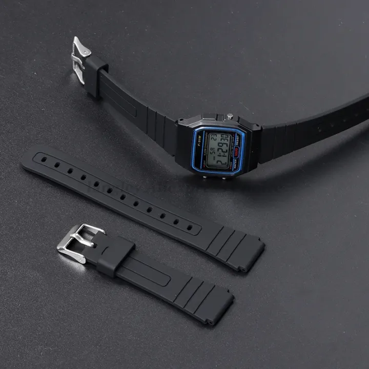Bracelet%20For%20%20Silicone%20Watch%20Strap%2012/14/16/18/20/22mm%20for%20W800H%20SGW400%20F91W%20F84%20F105/108%20A158/168%20AE1200/1300%20Resin%20Belts%20-%20Image%206