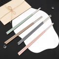 2/8Pcs Silver Dinnerware Set Western Stainless Steel Cutlery Dinner Spoon Sushi Chopsticks Flatware Party Kitchen Tableware.