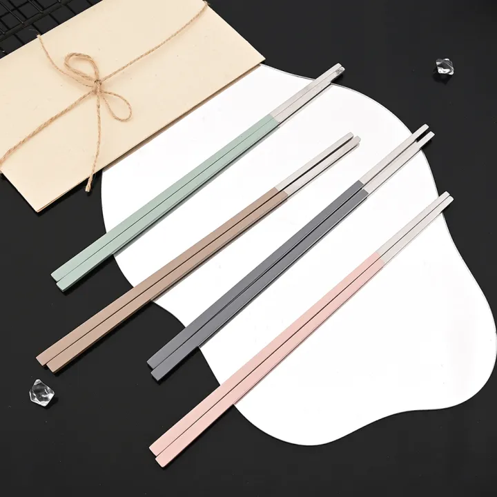 2/8Pcs%20Matte%20Dinnerware%20Set%20Dinner%20Spoon%20Sushi%20Chopsticks%20Flatware%20Western%20Stainless%20Steel%20Cutlery%20Party%20Kitchen%20Tableware%20-%20Image%204