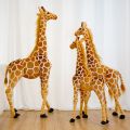 New 1pc Giant size Giraffe Plush Toys Cute Stuffed Animal Soft Giraffe Doll Birthday  Kids Toy. 