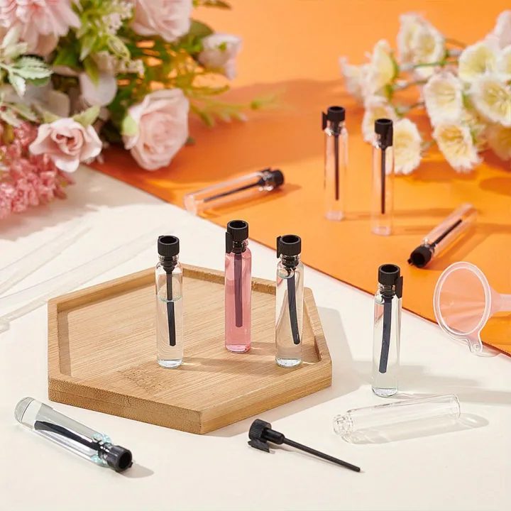 100Pcs+10%20Accessories%201ml%20Glass%20Refillable%20Perfume%20Sample%20with%20100%20Dropper%20Bottles,%2010%200.5ml%20Pipettes%20-%20Image%203