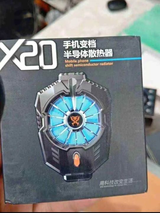 X20 Memo Original DL05 Mobile Phone Pubg Cooling Fan Mobile Phone Radiator Gaming Universal Phone Cooler Adjustable Portable Fan Heat Sink Phone Accessories Gaming Phone Fan Mobile Cooling For iPhone VIVO_ OPPO Samsung Huawei Oneplus infinix Techno Phones