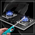 Gas Lighter Electronic Adjustable Flame Gas Lighter Refillable Gun Spark Kitchen Lighter Gas Stove Lighter With Safety Lock. 