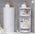 Multipurpose Corner cabinet Plastic 360° rotating/ Kitchen Corner / Bathroom Corner / Washroom accessories. 