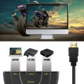 HDMI-compatible Switch KVM Splitter 4K 2K 3D 3 input 1 Output Mini 3 Port VIdeo Switcher Hub 1080P For DVD HDTV Xbox PS3 PS4.